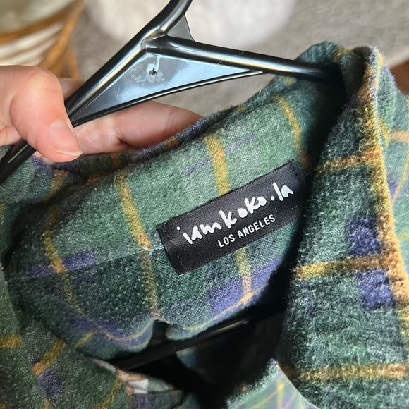 Vintage Flannel Sweatshirt - Picture 2 of 3